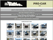 Tablet Screenshot of pro-cars.be
